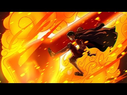 Luffy uses RED ROC to Kaido | One Piece 1015