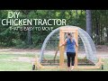 Large DIY Chicken Tractor that's Easy to Move