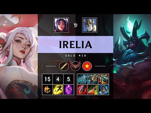 Irelia Mid vs Galio: Triple Kill, Rampage - VN Grandmaster Patch 25.S1.1