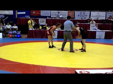 53 KG Amy Fearnside (USA) vs Sara Jezierzanska (Poland)