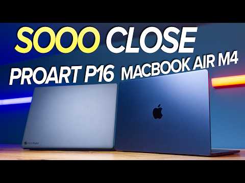 MacBook Air 15 M4 tritt gegen das Asus ProArt P16 an