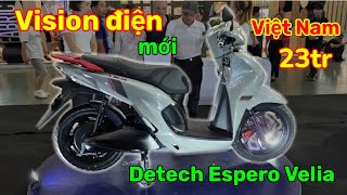 Espero Velia electric motorbike - Honda Vision or Honda SH electric version of Vietnam