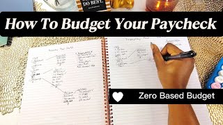 Detailed Budget With Me | How To Budget Every Dollar | Savings & Expenses