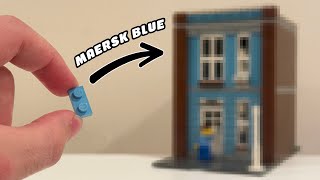 Ich habe ein LEGO MODULAR aus SELTENEN LEGO FARBEN gebaut …