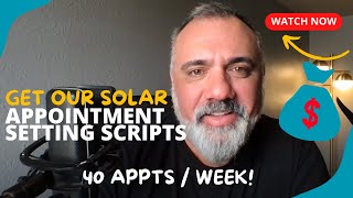 Solar Appointment Setting Scripts