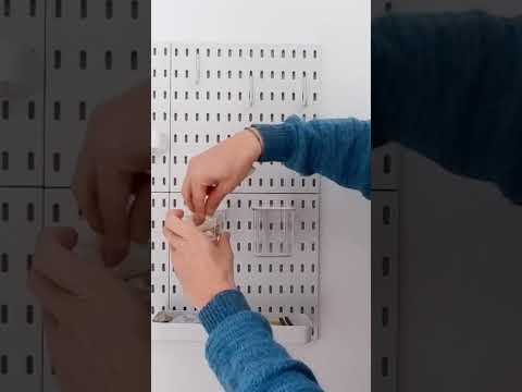 Your sewing room has never been more functional! 🪡 #sewingroom #organization #pegboard #sewing