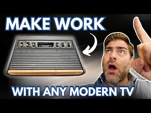 Connect an Atari 2600 To Any TV (In Just Seconds - Old, Modern or 4K Television)