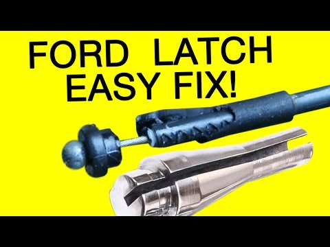 FORD E-150 VAN DOOR LATCH CABLE REPAIR DIY
