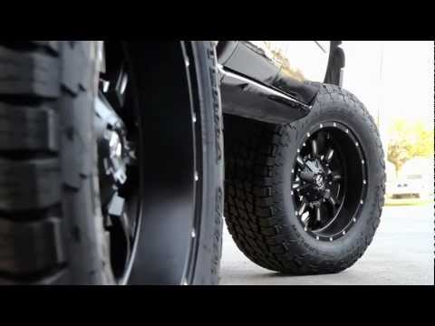 Fuel Krank 18x9 Black Lifted Chevy 1500