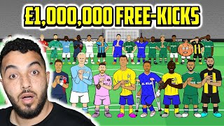 LAST FOOTBALLER TO MISS A FREE-KICK WINS £1,000,000! (Frontmen 6.10) | 442oons Reaction