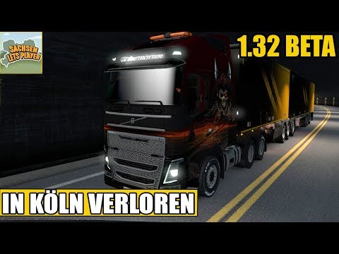 ETS2 1.32 Beta #10 -In Köln verloren - Euro Truck Simulator 2 1.32 BETA
