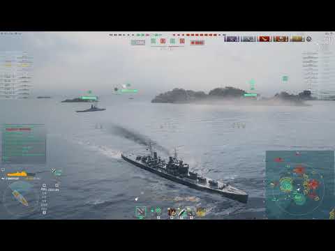 Minotaur T10 British Cruiser | 8 Kills, First blood, AA expert, Kraken | World of Warships