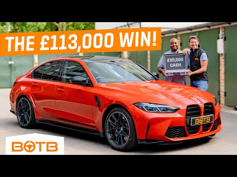 Uber Driver WINS Car! New BMW M3 Touring + £30,000 CASH! BOTB Car Winner
