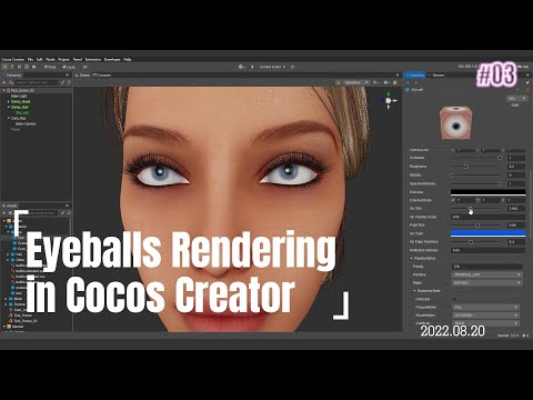 Eyeballs - How to Render a Realistic Character in Cocos Creator