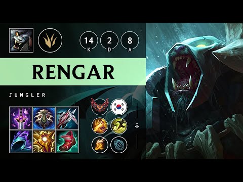Rengar Jungle vs Ekko - KR Grandmaster Patch 25.21