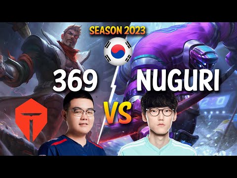 TES 369 vs Nuguri - 369 JAYCE vs Nuguri JAX Top - Patch 13.24 KR Ranked