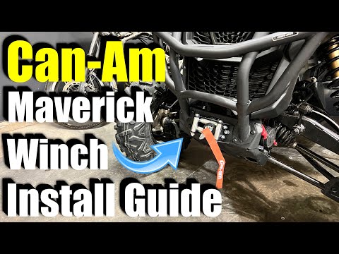 Can-Am Maverick SPORT Winch Install Step-By-Step Guide