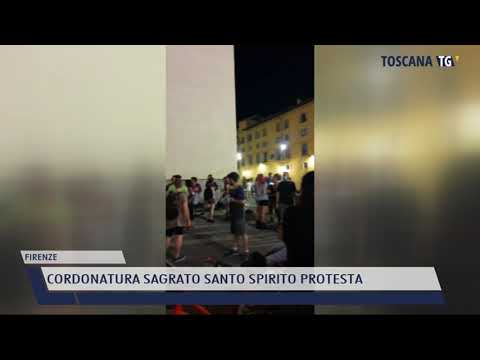 2021-06-19 FIRENZE - CORDONATURA SAGRATO SANTO SPIRITO PROTESTA
