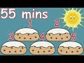 5 Currant Buns in a Baker's Shop! And lots more Nursery Rhymes! 55 minutes!