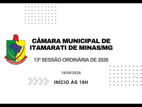 13ª Sessão Ordinária de 2026.