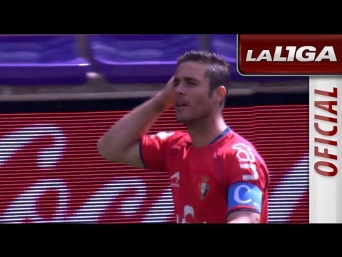Gol de Kike Sola (1-1) en el Real Valladolid - Osasuna - HD