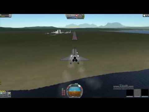 KSP 747 Shuttle Landing
