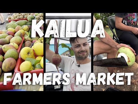 Mercado de agricultores de Kailua | Mercado da cidade de Kailua