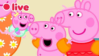 🔴 Peppa Pig BEBÊ EVIE Episódios AO VIVO 🍼 Melhores Momentos da Evie 💛 Desenhos Infantis