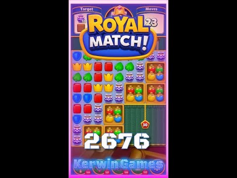 Royal Match Level 2676 - No Boosters Gameplay