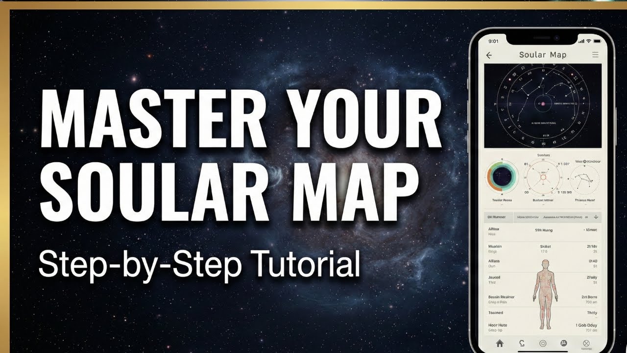 Unlock Your Body's Cosmic Blueprint - Soular Map APP TUTORIAL