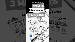Editable Scan To Pay templates design
