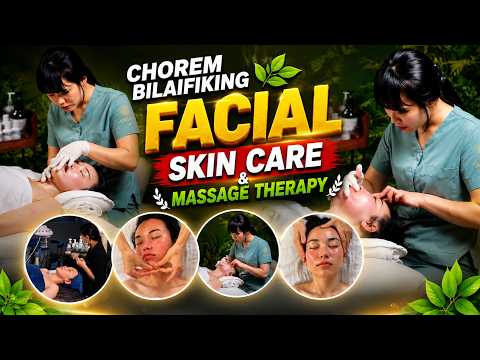 Deep Relaxing Facial Massage 😍 | Korean Skin Care Therapy