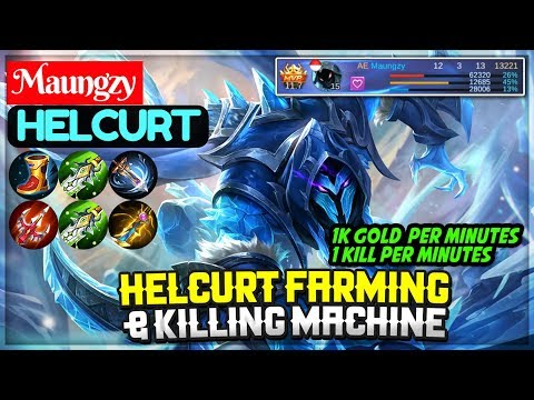 Helcurt Farming & Killing Machine [ Maungzy Helcurt ] Mobile Legends Video
