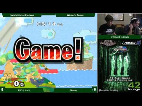 Construct 56 - EHG | Jon$ vs Simple - Melee Winners Semis
