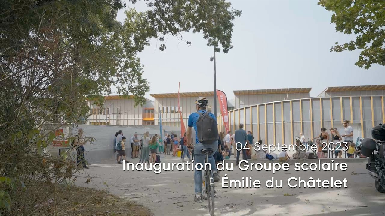 Inauguration du Groupe scolaire Émilie du Chatelet