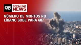 Vídeo: Ataques de Israel mataram 687 pessoas no Líbano, diz ministro | BASTIDORES CNN