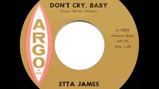 1961 HITS ARCHIVE: Don’t Cry, Baby - Etta James