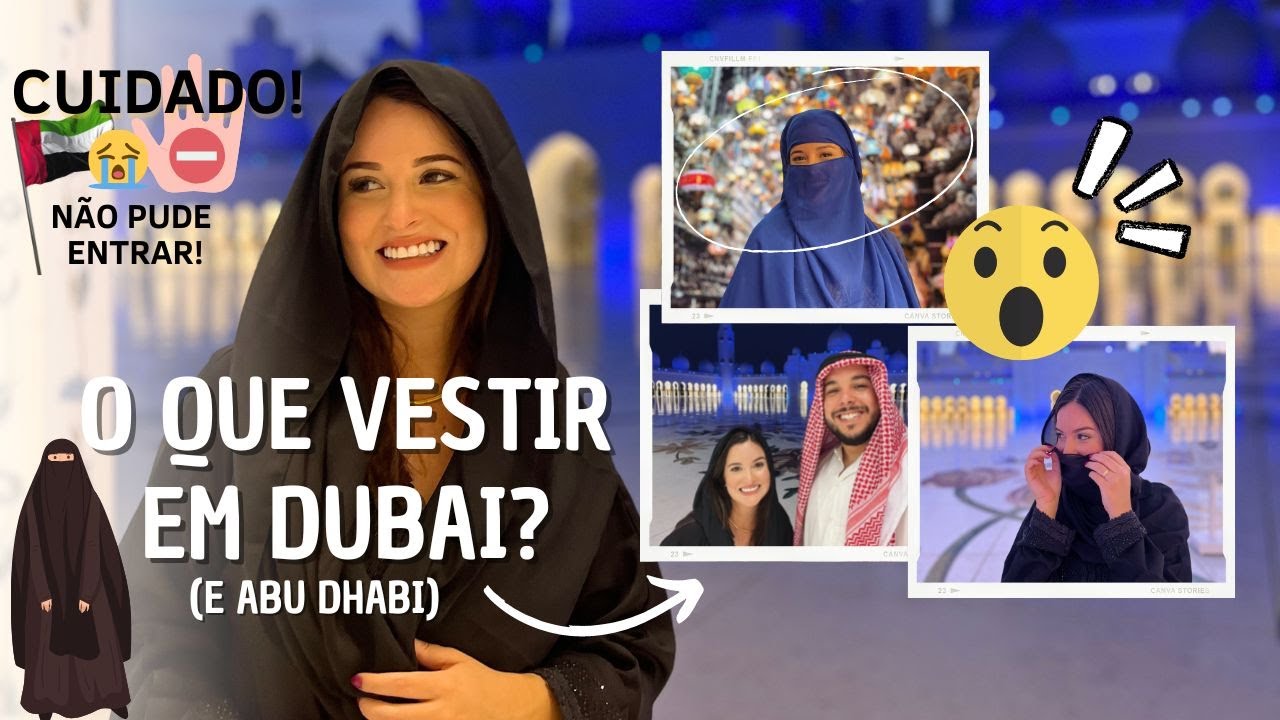 COMO SE VESTIR EM DUBAI? Quais looks POSSO usar nos Emirados Árabes? IMPERDÍVEL!