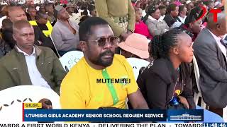 Download lagu Emotional Scenes as Mama Rachel Ruto Joins Utumishi School Requiem Service mp3