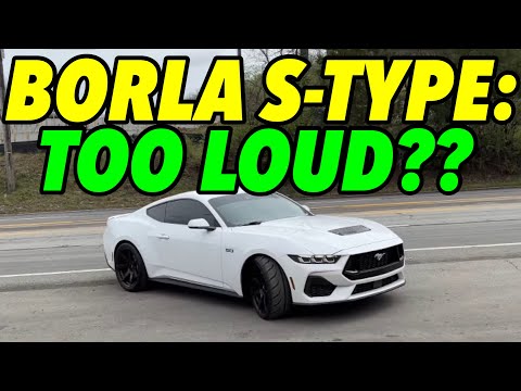 Is a Borla Cat-Back TOO LOUD on a 2024 Mustang GT?