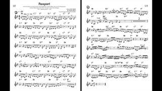 Passport - from &quot;Charlie Parker 60 Melodies and Solos&quot; book - Concert Pitch