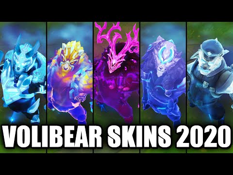 All Volibear Skins Spotlight 2020 Rework Final Update (League of Legends)