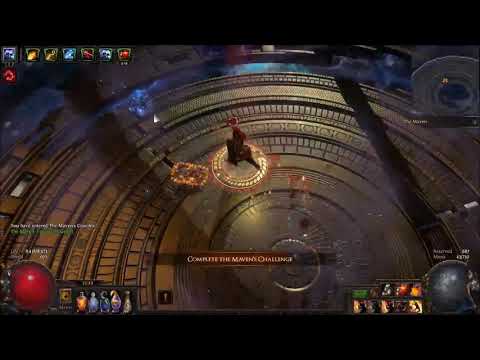 [3.13] Path of Exile Awakener lvl 9 Maven the Feared vs Molten Strike Gladiator sub one minute kill