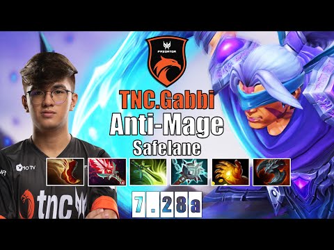 Anti-Mage Safelane | TNC.Gabbi | DIFFUSAL BLADE ANTI-MAGE POGCHAMP?! | 7.28a Gameplay Highlights