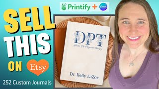 Sell Personalized Journals on Etsy: Full Tutorial from Design to Listing Plus Custom Mockup