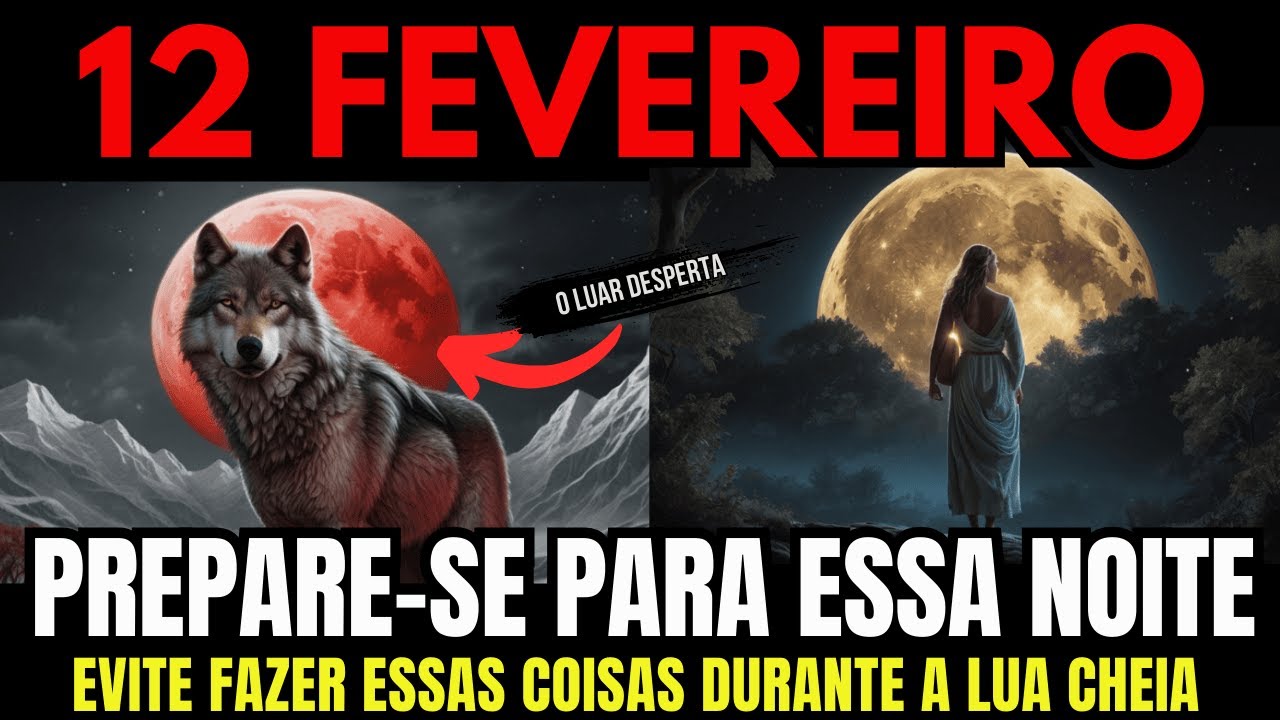 LUA CHEIA CHEGANDO AMANHÃ! 3 COISAS PARA EVITAR DURANTE A LUA CHEIA