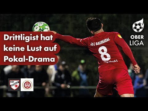 Two penalties for the underdog | KSV Baunatal – SV Wehen Wiesbaden | Football Highlights