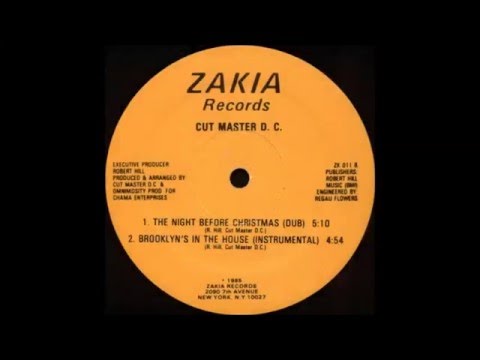 Cut Master D.C. - The Night Before Christmas (Dub Version). 1986 Zakia Records