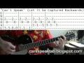 Danzig Can't Speak Let It Be Captured Guitar Lesson Chords & Tab Tutorial