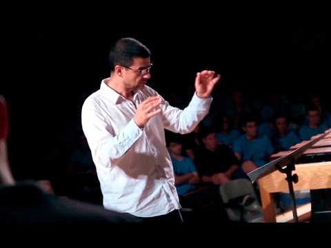 Ney Rosauro.- Saudaçao del Concierto para Marimba.- Ensemble PercuFest 2016 dirigido por Paco Díaz